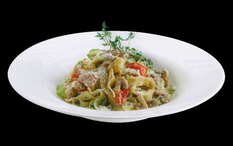 Паста с курицей и овощами Паста с курицей и овощами