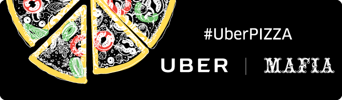 Uber доставляє піцу MAFIA по Дніпру безкоштовно!