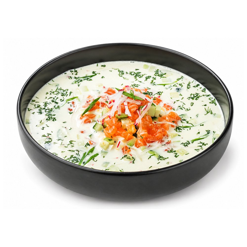 Окрошка з лососем (370г)